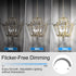 E12 Bulb 40 E12 Bulb Dimmable Bulbs, 5000K B10 Bulbs, 90+CRI, 400LM, 12 Pack GvvooHome Candelabra watt Equivalent, LED