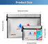 Fireproof Document Bag - Fireproof Money Safe Document Bag Set 15 x 11 & 9 x 7 Inches, Non-Itchy Silicone Coated Fire