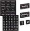Juvale Magnetic Calendar for Classroom, Number Magnets and Calendar Magnets with Day, Month, Date (50 Piece)