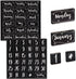 Juvale Magnetic Calendar for Classroom, Number Magnets and Calendar Magnets with Day, Month, Date (50 Piece)