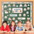BOHO Affirmation Station Bulletin Board Set - Rainbow Motivational Posters and Inspirational Cutouts for Classroom