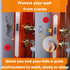 Yunshan Strongest Door Stopper, 6 PCS, 1.97“ Clear Rubber Wall Protector, Self Adhesive Bumper Guard