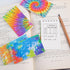 Koogel 24PCS Mini Tie Dye Notepads, Blank Mini Notebooks for Kids, Spiral Mini Notebook for Tie Dye Birthday Party