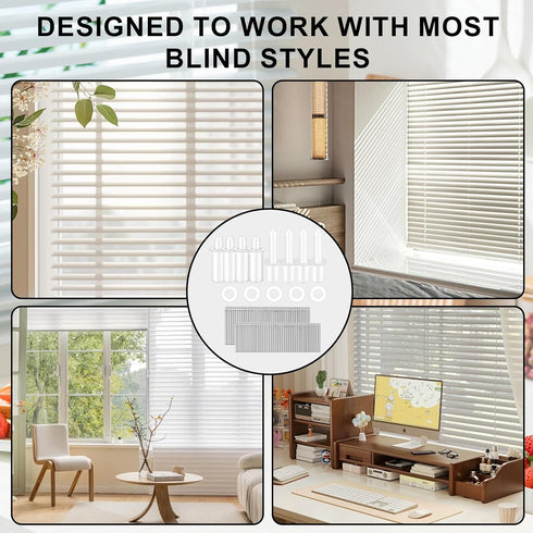 Wulitaotao 125 Set, Pins,0.75inch 0.6inch PCS Repair Plantation Shutters Tool Plantation Shutter Louvers Staples