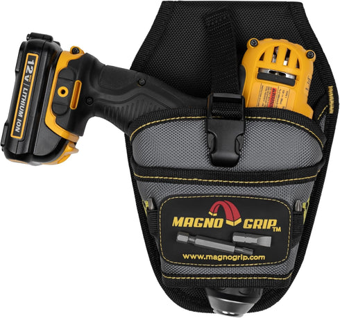 MagnoGrip 002-580 Drill Holster, Left and Right Handed with Integrated Magnetic Storage