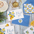 50 Pack Summer JarThenaAMCS Mediterranean Lemon Thank You Cards Watercolor Lemon Greeting Cards With Envelopes Stickers