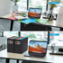 Oterri File Organizer, Small Collapsible Storage Box for Letter Size Files with Handle (Black, 1 Pack)