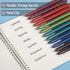 Mr. Pen Retractable Gel Pens, 12 Pack, Black Ink, Fine Point 0.5mm, Fast Dry, Aesthetic Pens for Journaling