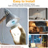 Rechargeable Battery Operated Light Bulbs, 300LM E26 Screw in (Magnetic Detachable) with Remote Control, Dimmable, Timer