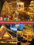2-Pack 66FT 200 13 LED Christmas Lights, Modes Extendable Christmas Tree Lights with Timer & Memory, Waterproof Twinkle