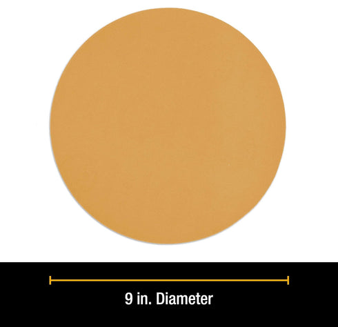 Dura-Gold Premium 9" Drywall Sanding Discs - 120 Grit, Box of 10, High-Performance Aluminum Oxide Abrasive