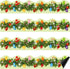 Christmas Magnetic Bulletin Board Border 24 Pcs 23.6 Ft Xmas Lights Magnet Decoration Strips for Classroom Office