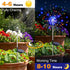 1 Pack 8 btfarm Solar Garden Lights Outdoor, Modes Firework Lights Solar Powered, Waterproof Twinkle Fairy Light