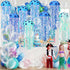 Lunmon 8 Sets 8 10 Inch 100 5/10 Inch Sponge Themed Birthday Party Decoration or Jellyfish Hanging Paper Lanterns Pcs