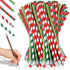 Christmas Pencils Bulk for Kids - Holiday Pencil Assortment with Erasers, 100 Pieces for School Supplies