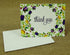 Pack 100 Darling Souvenir of Pcs Floral Wedding Thank You Greeting Cards with White Envelopes
