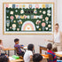 Yay You are Here Bulletin Board Set - Boho Rainbow Cutouts, Classroom Bulletin Board Borders Decoration for School