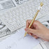 SHIDOW Gold Pen, Pearl Decorated Metal Ballpoint Pen, 4PC, for Office, Home, Party, Christmas