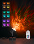 Joyzy Plug-in Dynamic Ocean Wave Table Lamp with Remote Water Ripple Night