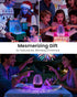3D 7 Aiscool Night Light Bluetooth Speaker, Glass Fireworks Lamp with Touch Control, Colors & Gradient Mode