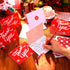75 Pack 5.5 4.5 Inch Gueevin Christmas Thank You Cards with Envelopes and Stickers Bulk x Red Snowflakes Holiday Thank