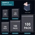 500 Pcs Small Plastic Bags, Small Zip Lock Bags, Mini Baggies, Jewelry Bags Clear Plastic, 5 Assorted Sizes, Resealable Poly Bags for Pill, Storage, Candy, Packaging by Wddeevoi