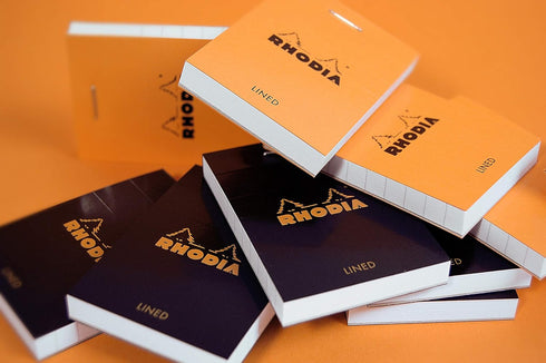 Rhodia Classic Orange Notepad, 3.3 x 4.75, Grid, FBA_12200C