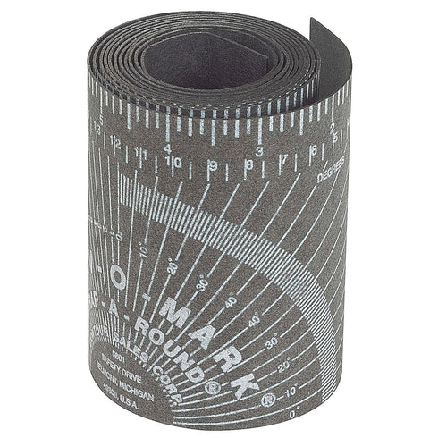 Jackson Safety Pipe Measuring Tool, Wrap-A-Round Tape Pipe Fitting Tool, Medium, Black
