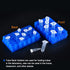 MECCANIXITY 24-Well Centrifuge Tube Rack, Double Panel Polypropylene for 11mm/7.5mm Hole, Suitable for 0.5ml/1.5ml/2ml