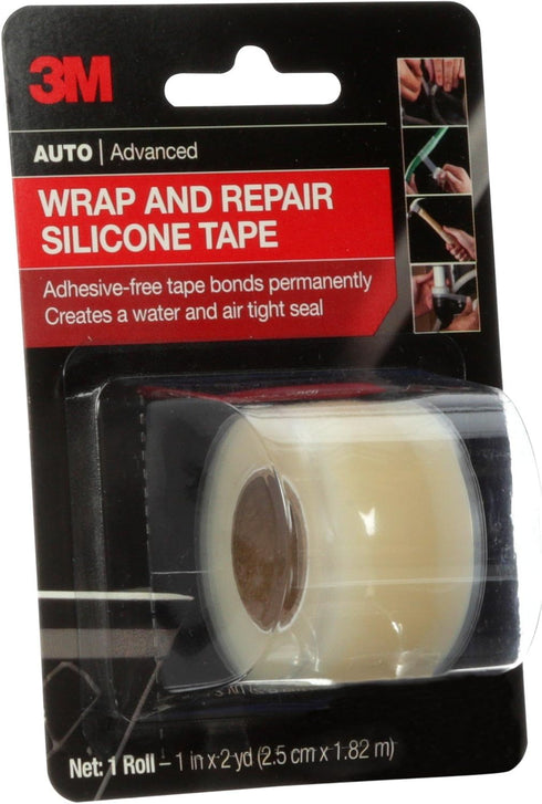 3M Wrap and Repair Silicone Tape, 03625, 1 in x 6 ft for Quick Repairs