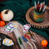 Maitys 96 Pcs Halloween Syringe Pens Nurse Gifts Bulk with Blood Bag Designed Sticky Notes Novelty Pen for Nurse Party