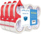 JARLINK 18 Rolls Clear Packing Tape Refills with 3 Dispensers, Heavy Duty 2.7mil Thick, 1.88" Wide, 55 Yards Each