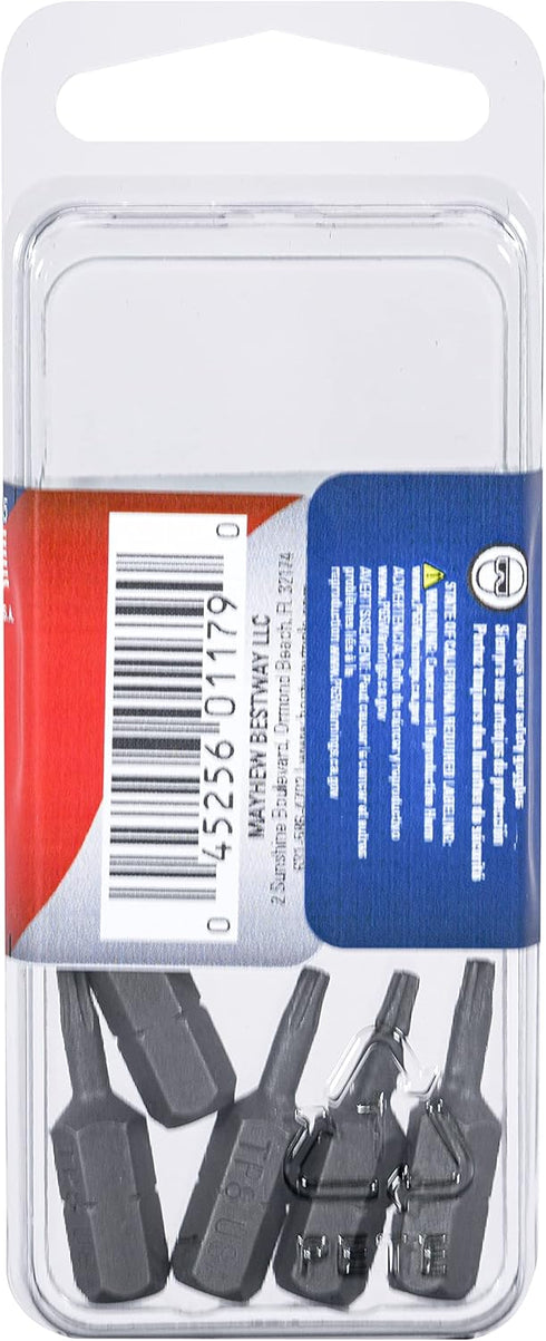 Mayhew Tools 19460-4 Metric Hex Power Bit, 3mm x 2", 4-Pack