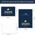 Nihuecne 50 Pack 4" 6" Commencement x Graduation Thank You Cards with Self-adhesive Envelopes and Gold Foil for College