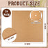 Ctosree 24 Pack Cork Board Tiles 12 x 12 Thick Self Adhesive Bulletin Board for Office School Home Decoration