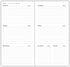 Nokingo 3-Pack Travelers Notebook Calendar, Undated Traveler Notebooks Monthly, 4.25"x8.25" Inserts