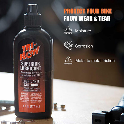 TF0021060 6 Tri-Flow Superior Lubricant Drip Bottle, Ounce