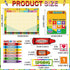 Set Colorful Crayon Calendar Bulletin Board Crayons CTP Bulletin Board Calendar Seasons Weather Chart Crayon Classroom