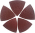 60 Pcs 80 Grit 3-1/8 Inch Triangle Oscillating Tool Sanding Paper for Wood Sanding XG802080