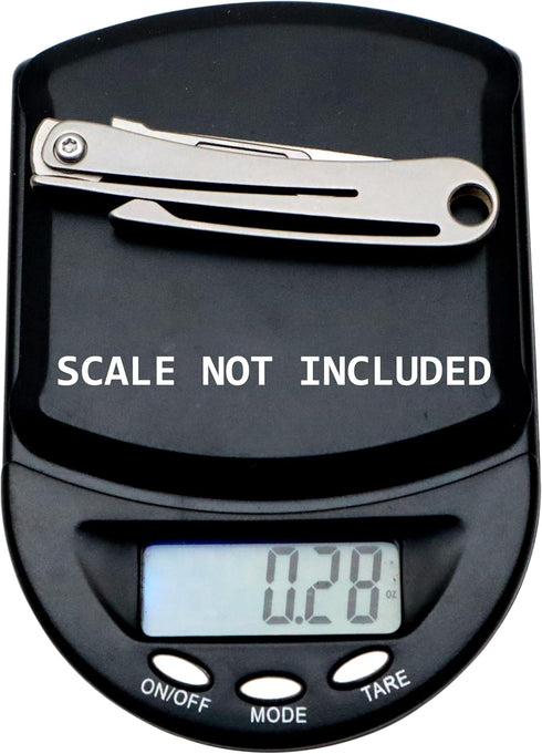 Titanium Keychain Knife with 10 Replaceable Razor Blades, Mini Folding Scalpel Pocket Knife