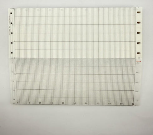 USA Store Chino Chart Recorder Paper, 180mm Width, Fanfold Chart No EH-01001