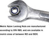 50Pcs 1/4-20 Nylon Insert Hex Lock Nuts, 18-8 Stainless Steel /SUS304/, Plain Finish by Fullerkreg