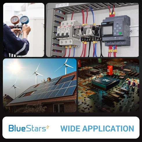BlueStars 2PCS Solid State Relay SSR-25DD: DC to DC Input 3-32VDC Output 5-200VDC 25A Module