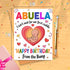 Moonlit93 Abuela - I Can't Wait For Our First Cuddle Happy Birthday From The Bump! Card - Ideas Birthday Card