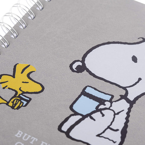 Graphique Vegan Leather Spiral Journal, "Focus On The Good" Quote, Peanuts Focus, Perfect for Taking Notes, Lists and