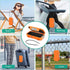 ORIA Portable Security Case - Anti-Theft Waterproof Beach Safe Lock Box with 4-digit Combination Code, Orange
