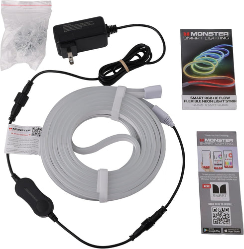 MOW71005ICM 16.4 Monster Ft. RGB + IC Flow Flexible Neon Outdoor LED Smart Light Strip
