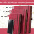 ZXHQ A5 360 Pages Lined Journaling Notebooks with Pen - Tree of Life Design, Brown Edge, Fine Inner Pocket, Wine Red