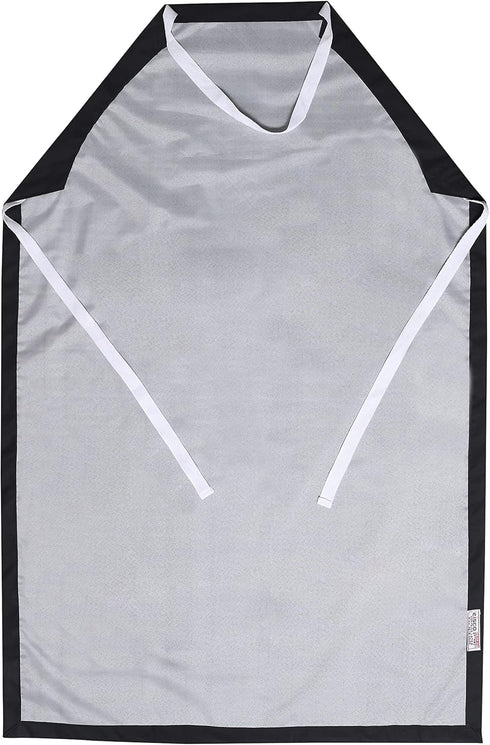 EISCO Rubber Vinyl Apron, Medium (27" W x 36" L), Adjustable Bib Apron for Laboratory, Butcher, Dishwashing