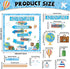 Travel The Map Bulletin Board Let The Adventure Begin Cutouts Classroom Decorations Travel Theme Motivational Sign for Kids Let's Explore Voyage Bulletin Cutouts Blue Classroom Decor
